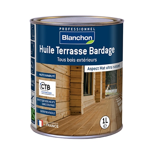 Huile terrasse bardage en 1l