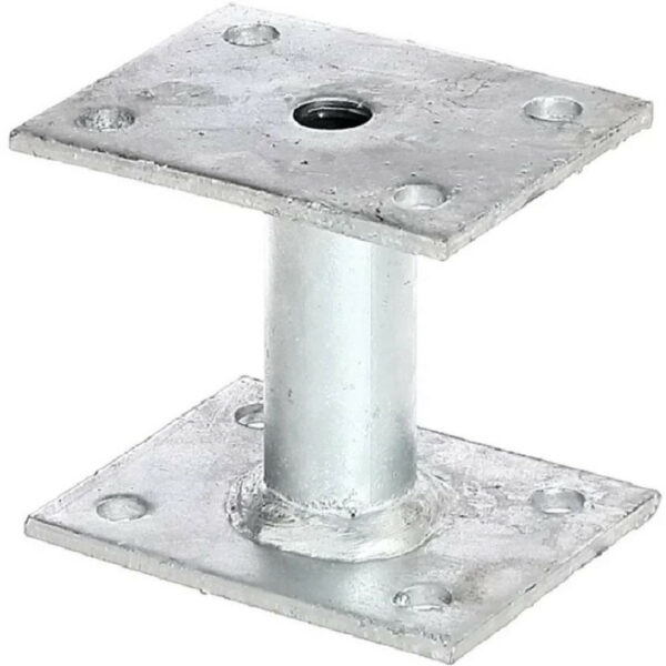 ancre poteau alberts 219826 galvanisee o27 70 x 90 mm